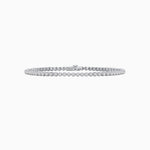 Load image into Gallery viewer, Round-Cut Tennis Bracelet with Bezel- Settings in Gemstones or Diamonds