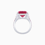 Load image into Gallery viewer, Heart Shape Ring with Diamond Accents