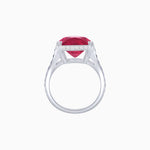 Load image into Gallery viewer, Heart Shape Ring with Diamond Accents