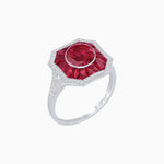 Load image into Gallery viewer, Art Deco Style Diamond Ring
