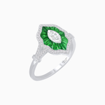 Load image into Gallery viewer, Antique Inspired Marquise Cut Diamond Ring