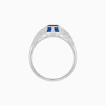 Load image into Gallery viewer, Vintage Inspired Sapphire & Diamond Ring
