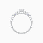 Load image into Gallery viewer, Cushion Shape Arrow Head Shank Ring with Diamond