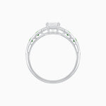Load image into Gallery viewer, Cushion Shape Arrow Head Shank Ring with Diamond