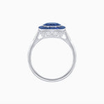 Load image into Gallery viewer, Antique Inspired Gemstone Halo Ring