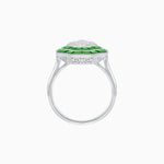 Load image into Gallery viewer, Art Deco Inspired Octagon Illusion Setting Diamond Ring