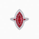 Load image into Gallery viewer, Marquise Shape Art Deco Style