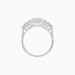 Load image into Gallery viewer, Art Deco Style Stepped Down Illusion Diamond Ring