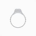 Load image into Gallery viewer, Edwardian Inspired Round Center Filigree Mounting Ring