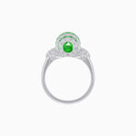 Load image into Gallery viewer, Art Deco Inspired Calibré-Cut Gemstone Barrel Cocktail Ring