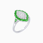 Load image into Gallery viewer, Antique Inspired Oval Cut Diamond and Cocktail Ring