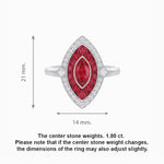 Load image into Gallery viewer, Art Deco Style Marquise Shape Gemstone Ring