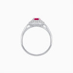 Load image into Gallery viewer, Vintage Inspired Oval Cut Double Halo Engagement Ring