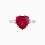Load image into Gallery viewer, Art Deco Inspired Convertible Heart-Shaped Diamond Jacket Ring