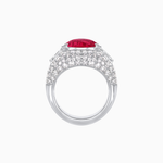 Load image into Gallery viewer, Art Deco Inspired Convertible Heart-Shaped Diamond Jacket Ring
