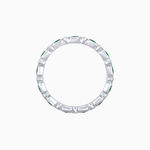 Load image into Gallery viewer, Art Deco Inspired Gemstone & Diamond Eternity Full Band