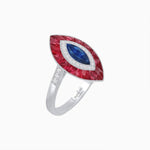 Load image into Gallery viewer, Antique Design Gemstone Marquise Ring - Shahin Jewelry