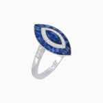 Load image into Gallery viewer, Antique Design Gemstone Marquise Ring - Shahin Jewelry
