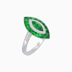 Load image into Gallery viewer, Antique Design Gemstone Marquise Ring - Shahin Jewelry