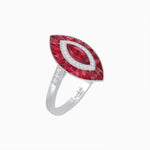 Load image into Gallery viewer, Antique Design Gemstone Marquise Ring - Shahin Jewelry