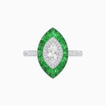 Load image into Gallery viewer, Antique Design Marquise Diamond Ring - Shahin Jewelry