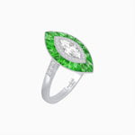 Load image into Gallery viewer, Antique Design Marquise Diamond Ring - Shahin Jewelry