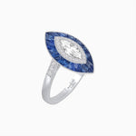 Load image into Gallery viewer, Antique Design Marquise Diamond Ring - Shahin Jewelry