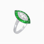 Load image into Gallery viewer, Antique Design Marquise Diamond Ring - Shahin Jewelry