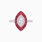 Load image into Gallery viewer, Antique Design Marquise Diamond Ring - Shahin Jewelry