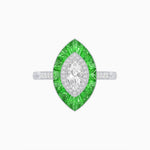 Load image into Gallery viewer, Antique Design Marquise Diamond Ring - Shahin Jewelry
