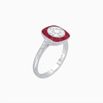 Load image into Gallery viewer, Antique Inspired Halo Ring - Shahin Jewelry