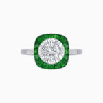 Load image into Gallery viewer, Antique Inspired Halo Ring - Shahin Jewelry