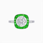 Load image into Gallery viewer, Antique Inspired Halo Ring - Shahin Jewelry