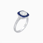 Load image into Gallery viewer, Antique Inspired Halo Ring - Shahin Jewelry