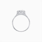 Load image into Gallery viewer, Antique Inspired Hexagonal Round Center Mounting Ring with Hand Engraving - Shahin Jewelry