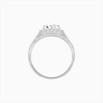 Load image into Gallery viewer, Antique Inspired Hexagonal Round Center Mounting Ring with Openwork - Shahin Jewelry