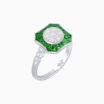 Load image into Gallery viewer, Antique Inspired Illusion Diamond Ring - Shahin Jewelry