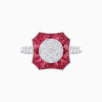 Load image into Gallery viewer, Antique Inspired Illusion Diamond Ring - Shahin Jewelry
