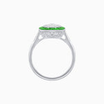 Load image into Gallery viewer, Antique Inspired Illusion Halo Ring - Shahin Jewelry