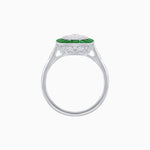 Load image into Gallery viewer, Antique Inspired Illusion Halo Ring - Shahin Jewelry