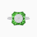 Load image into Gallery viewer, Antique Inspired Illusion Setting Diamond Ring - Shahin Jewelry