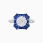 Load image into Gallery viewer, Antique Inspired Illusion Setting Diamond Ring - Shahin Jewelry