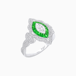 Load image into Gallery viewer, Antique Inspired Marquis Ring - Shahin Jewelry