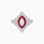 Load image into Gallery viewer, Antique Inspired Marquis Ring - Shahin Jewelry