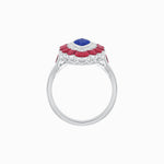 Load image into Gallery viewer, Antique Inspired Marquise Cut Gemstone Cocktail Ring - Shahin Jewelry