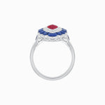 Load image into Gallery viewer, Antique Inspired Marquise Cut Gemstone Cocktail Ring - Shahin Jewelry