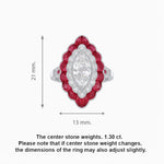 Load image into Gallery viewer, Antique Inspired Oval Cut Diamond and Cocktail Ring - Shahin Jewelry