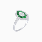 Load image into Gallery viewer, Antique Inspired Oval Cut Diamond Ring - Shahin Jewelry
