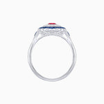 Load image into Gallery viewer, Antique Inspired Oval Cut Gemstone Cocktail Ring - Shahin Jewelry