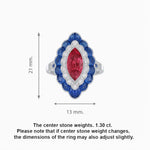 Load image into Gallery viewer, Antique Inspired Oval Cut Gemstone Cocktail Ring - Shahin Jewelry